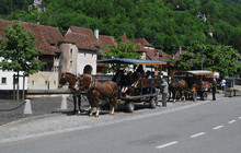 Char attelé et calèche