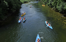 Canoë sur le Doubs