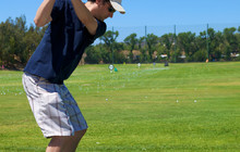 Man Golfing